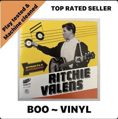 Ritchie Valens Strictly Instrumental! 7” Vinyl Record 2013 Rock N Roll NM / NM