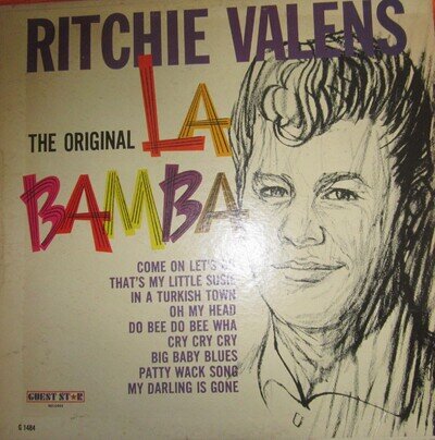 Ritchie Valens .The Original La Bamba . US Guest Star Album VG+