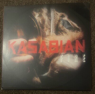 Kasabian Fire 10 inch Vinyl American Promo Single Oasis Verve indie