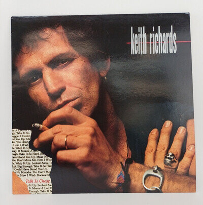 Keith Richards Talk is Cheap vinyl LP 1988 Virgin V2554
