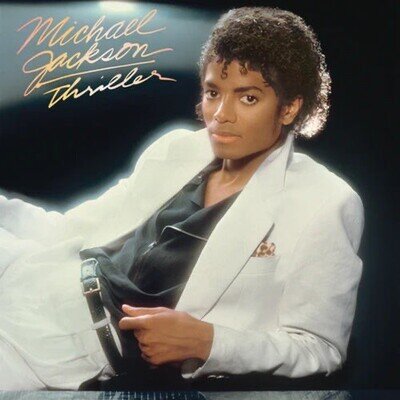 Michael Jackson Thriller Vinyl LP 1982 Pop R&B Record 12x8in Metal Sign Poster