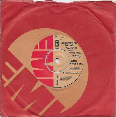 Little River Band - Reminiscing (Edited) / Take Me Home - 7" Vinyl 45 - VG+/VG