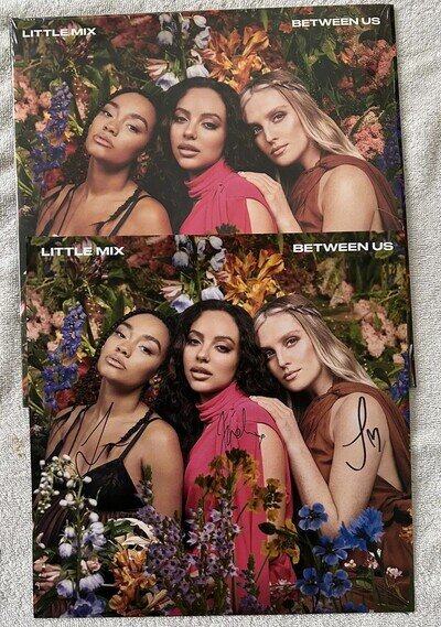 LITTLE MIX BETWEEN US SIGNED 12" VINYL ALBUM RECORD LP NEW AND SEALED HITS