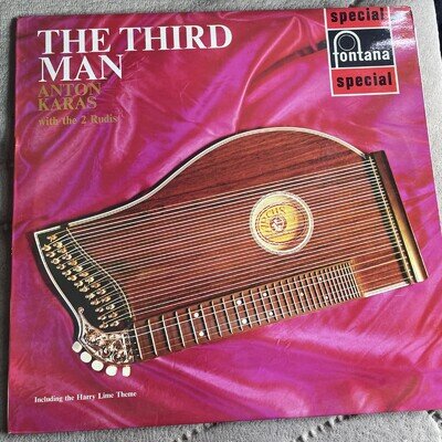 Anton Karas With The 2 Rudis: The Third Man 12"Vinyl LP 1966 Near Mint Condition