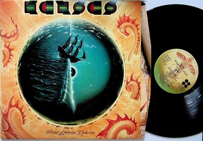 KANSAS Point of Know Return LP (1977 UK Vinyl EX) INNER A1 B1