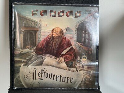 Kansas Left Overture -EPC 81728 - UK 1976 First Edition - Rare Copy VG+/Good+