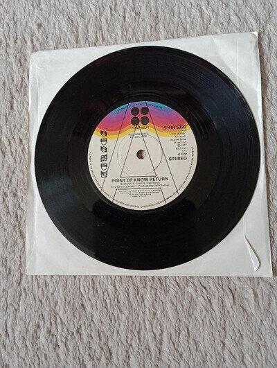 KANSAS POINT OF NO RETURN 7" Single Vinyl Record DEMO