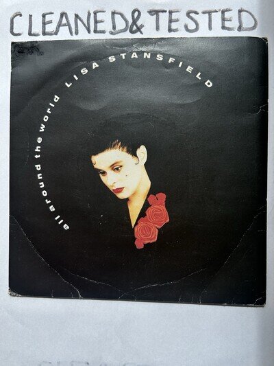 Lisa Stansfield- All Around the World /Wake Up Baby 7" Vinyl ARISTA 112693 1989