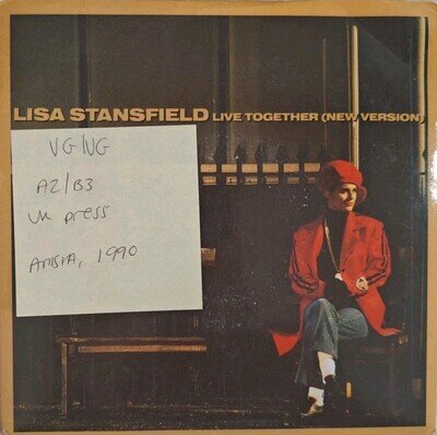 Lisa Stansfield Live Together Vinyl Record VG/VG 112914 1990
