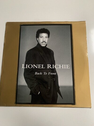 Lionel Richie – Back To Front Vinyl Record 2xLP 1ST EU Press 1992 Best Of / Hits