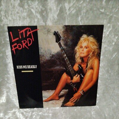 Lita Ford Kiss Me Deadly ex The Runaways UK 12" 3 Track Vinyl Single VG/VG