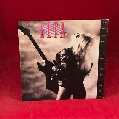 LITA FORD Shot Of Poison 1991 German issue 7" vinyl single original 45