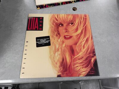 Lita Ford: Stiletto - original 1990 vinyl / LP 2090-1-R 1st American Sealed