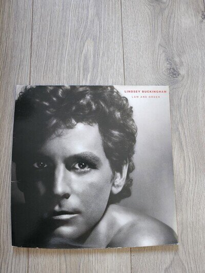 Lindsey Buckingham Law and Order 12" Vinyl LP 1981 Album Record VG+/VG+