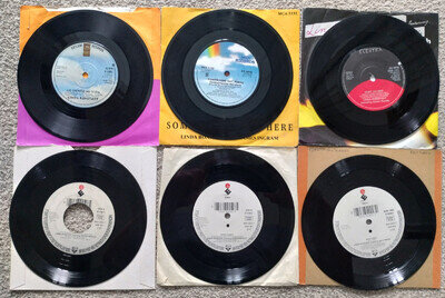 Linda Ronstadt - 7" Inch Vinyls - VG+ - Job Lot - Singles Collection - Low Post!