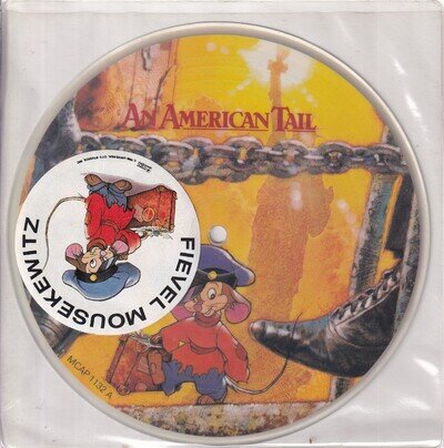 80s Soundtrack LINDA RONSTADT somewhere 1986 UK Picture Disc 7" Vinyl 45 Mint