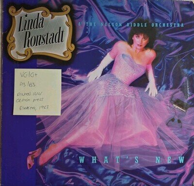Linda Ronstadt Nelson Riddle What's New Vinyl Record VG/G+ 960260 1983