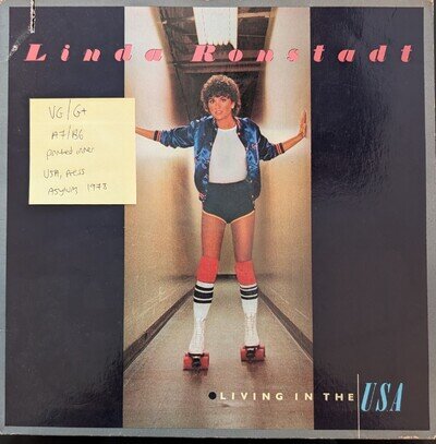Linda Ronstadt Living In The USA Vinyl Record VG/G+ 6E155 1978