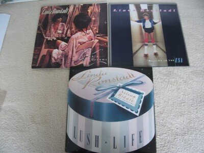3 X LINDA RONSTADT VINYL LP