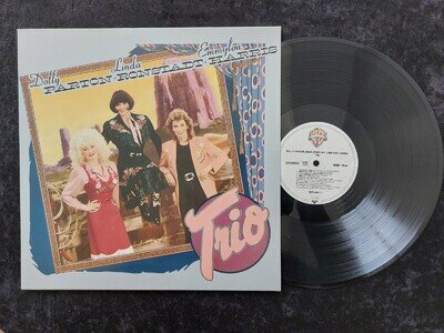 DOLLY PARTON/LINDA RONSTADT/EMMYLOU HARRIS : TRIO LP**1987 GERMAN WB**EX COND