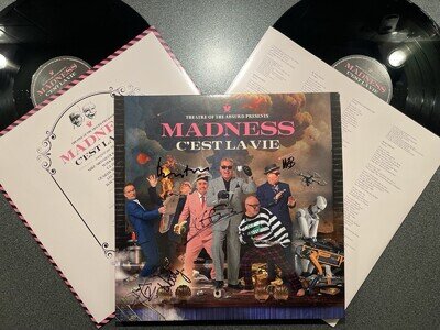 Madness - Theatre of The Absurd Presents C'est La Vie SIGNED! Black Vinyl Record