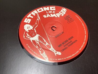 Linval Thompson , Mr Boss Man , Stop Pushing Me Around , 12”Sampson.