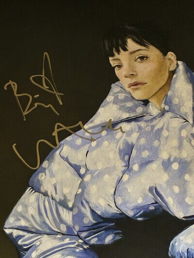 Lily Allen Signed West End Girl Vinyl. Autographed Album LP