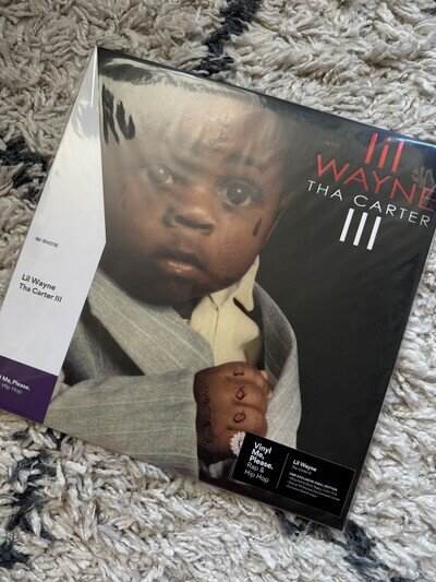 Lil Wayne Tha Carter III Red & Black Galaxy VMP Exclusive 180gr 2LP Vinyl