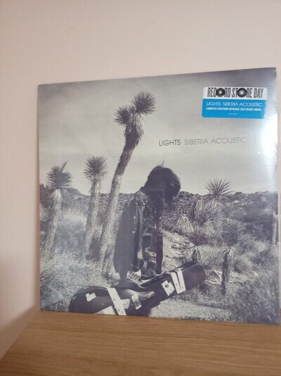 Sealed - Lights, Siberia Acoustic Vinyl Album LP. Blue Coloured Record