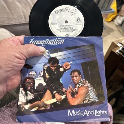 IMAGINATION - Music and Lights 7” Vinyl Record VG+