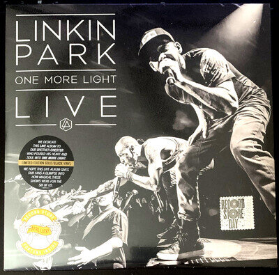 LINKIN PARK "One More Light Live" RSD 2xLP Gold/Black Vinyl SEALED #'d 2018 RARE