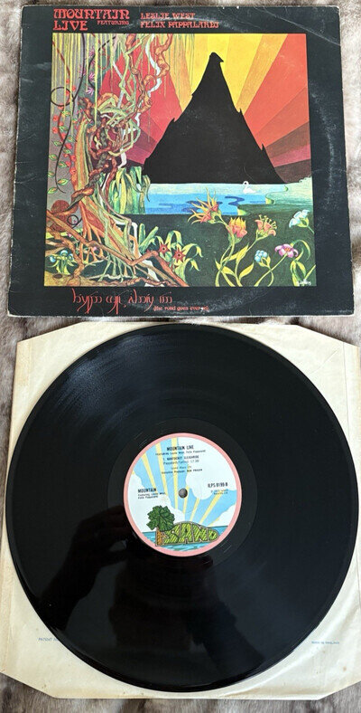 MOUNTAIN Leslie West Felix Pappalardi - Live : 12" Vinyl LP Island Records A1B1