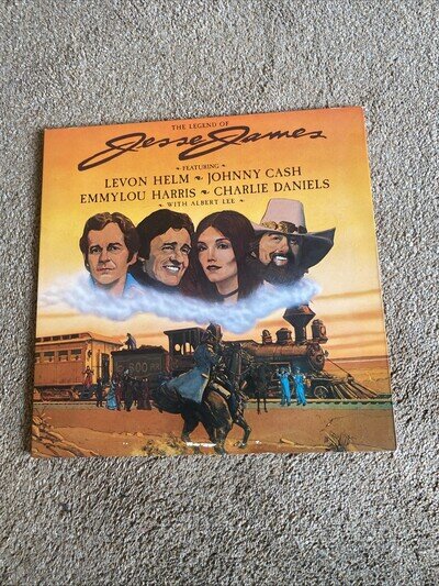 The Legend Of Jesse James Vinyl Levon helm Johnny Cash Emmylou Harris C.Daniels