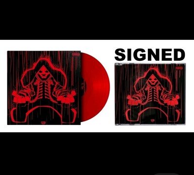 The Weeknd Hurry Up Tomorrow Red Vinyl CD Signed Card Limited Edition new sealed