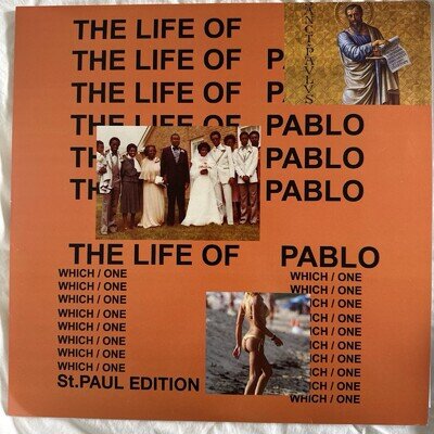 Kanye West - The Life of Pablo 2x 12” LP Rare Vinyl