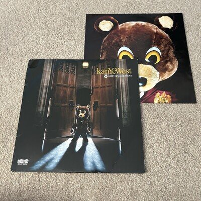 Kanye West – Late Registration Vinyl Record 2xLP 2005 SEE DESCRIPTION / PHOTOS