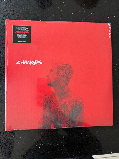 Justin Bieber – Changes - DOUBLE RED COLOURED LP VINYL - NEW SEALED