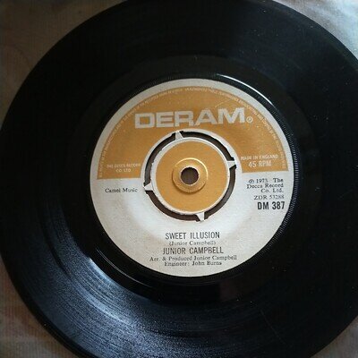 Junior Campbell- Sweet Illusion- Deram Records 7” 1973