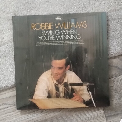 Robbie Williams - Swing When You're Winning Capitol 2001 12" Vinyl LP Sleeve