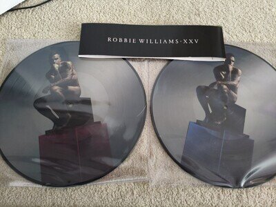 Robbie Williams XXV Vinyl Record Picture Disc