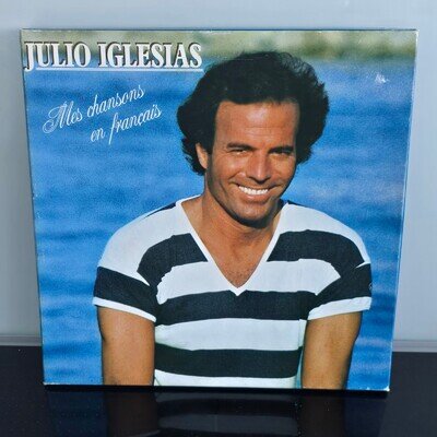 Julio Iglesias Mes Chansons En Francais 3xLP Vinyl Box Set CBS French Vocal