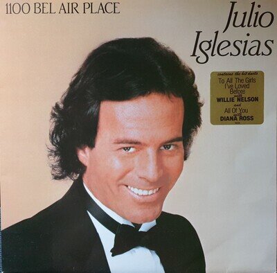 Julio Iglesias – 1100 Bel Air Place - LP Vinyl 1984 CBS86308 - ADPH - EX/EX