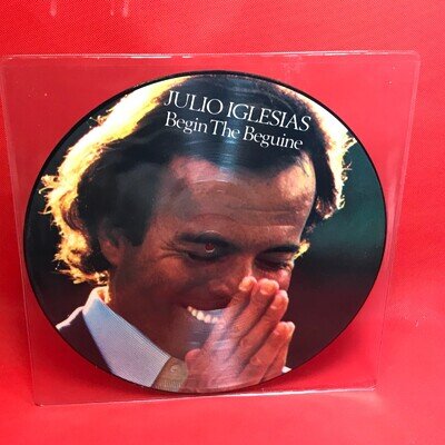 JULIO IGLESIAS Begin The Beguine 1981 UK limited edition vinyl Picture Disc LP