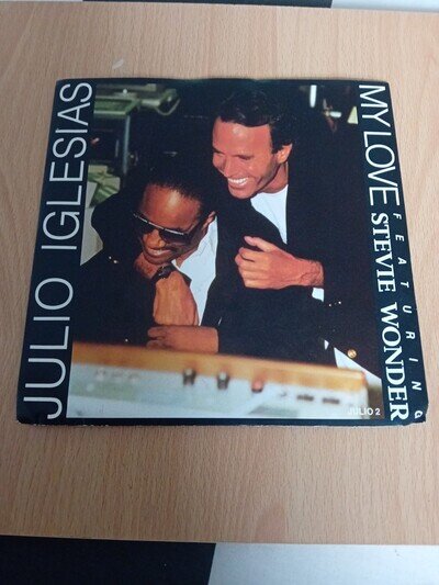 Julio Iglesias Stevie Wonder My Love Words And Music Vinyl CBS Record