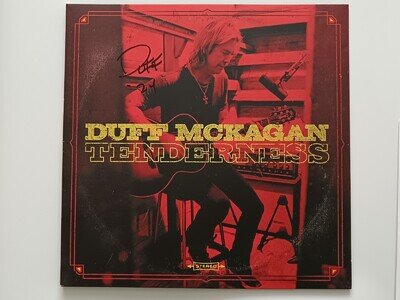 Duff McKagan - Tenderness SIGNED Black Vinyl LP AUTOGRAPHED COVER Guns N Roses