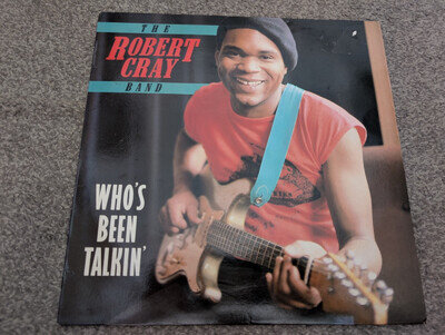 THE ROBERT CRAY BAND Who's Been Talkin' & INNER 1986 CHARLY superb EX+