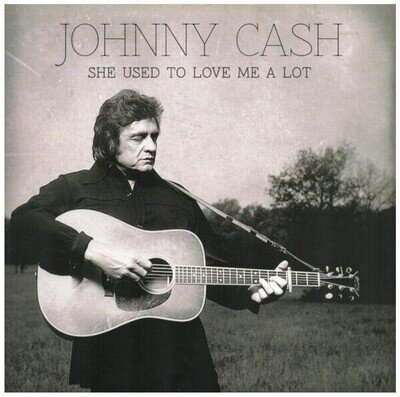 Johnny Cash "She Used To Love Me A.." Signed Vinyl Single 7 Inch 45 RPM