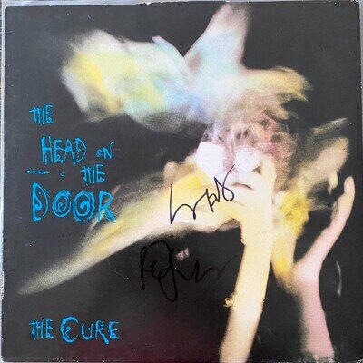 THE CURE – The Head on the Door – 1985 12” Vinyl – Signed by Smith & Tolhurst