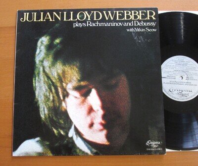 Julian Lloyd Webber Plays Rachmaninov & Debussy Yitkin Seow Enigma K53586 NM/VG