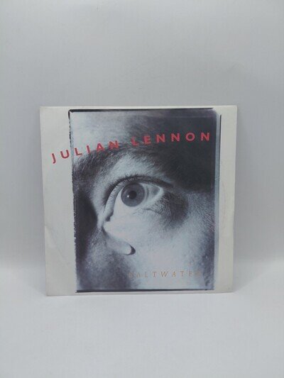 Julian Lennon Saltwater 7" Vinyl Single VG+/VG